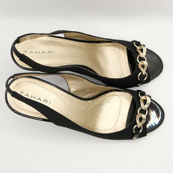 Tahari Slingback Heels Sz 8.5 - Picture 7 of 8